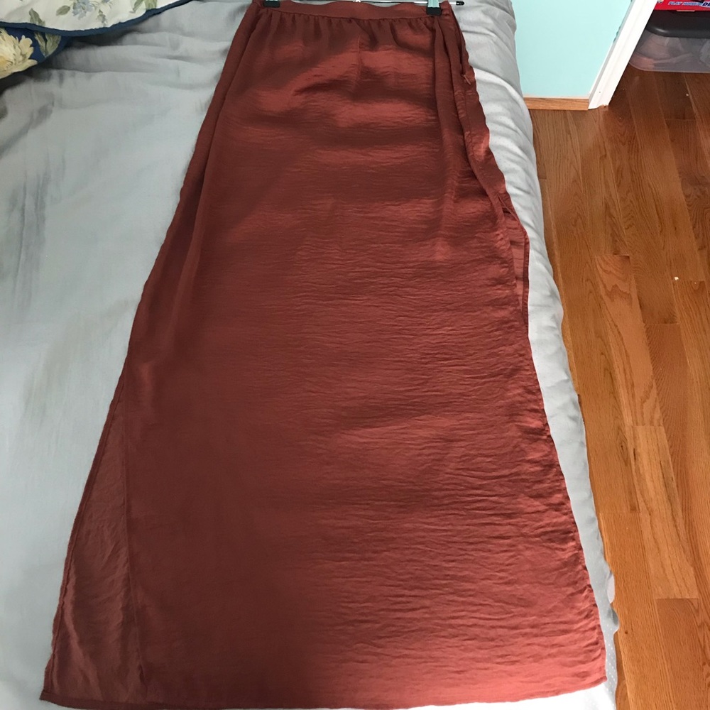 Forever 21 Double Slit Maxi Skirt